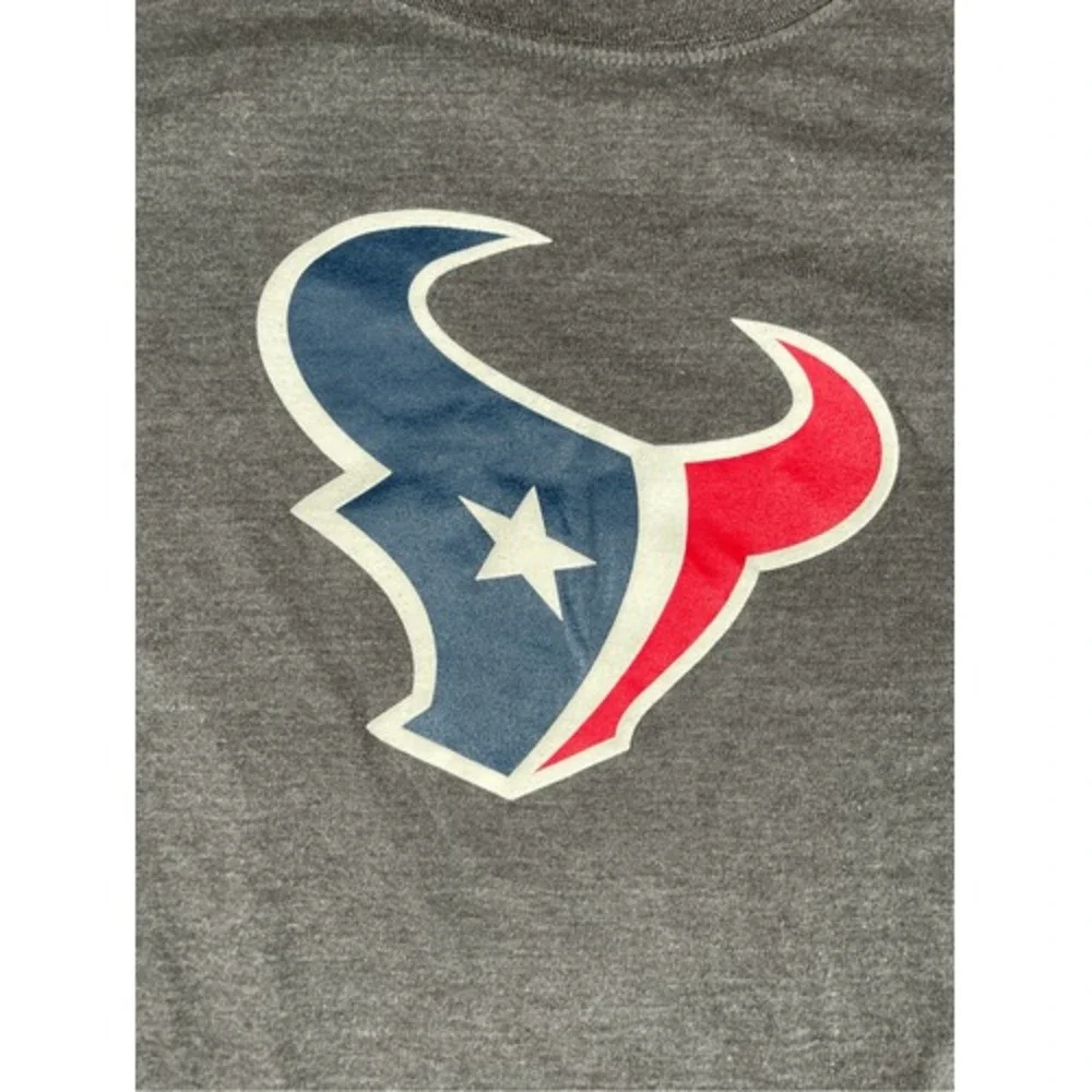 Houston Texans NFL Team Apparel Long Sleeve T‎ Shirt Mens 2XL Gray Game Day